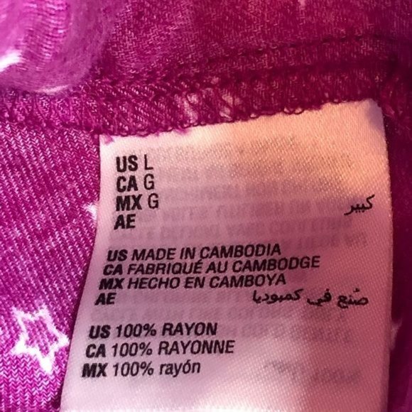 Jenni printed button up pajama lounge shirt - Picture 5 of 8